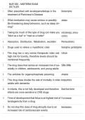 NUR 635 - MIDTERM EXAM &NewLine;DR&period;TYLER 2026&sol;2027 ACTUAL QUESTIONS &NewLine;WITH VERIFIED ANSWERS&period;NUR 635 - MIDTERM EXAM &NewLine;DR&period;TYLER 2026&sol;2027 ACTUAL QUESTIONS &NewLine;WITH VERIFIED ANSWERS&period;