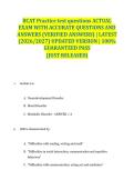 BCAT Practice test questions ACTUAL EXAM WITH ACCURATE QUESTIONS AND ANSWERS &lpar;VERIFIED ANSWERS&rpar; &vert; LATEST &lpar;2026&sol;2027&rpar; UPDATED VERSION &vert; 100&percnt; GUARANTEED PASS &lbrace;JUST RELEASED&rcub;