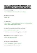 MAN 320F QUESTION REVIEW SET&NewLine;2026 FULL SOLUTIONS GRADED A&plus;