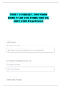 BIO 109 EXAM 1 QUESTIONS WITH CORRECT ANSWERS