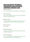 MAN 320F STUDY MATERIAL&NewLine;COLLECTION 2026 ACCURATE&NewLine;ANSWERS VERIFIED PASS