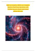 BIOD 210 Genetics &lpar;BIOD 210&rpar; Complete Genetics Final Exam Questions with Verified Answers Study Guide latest edition this year