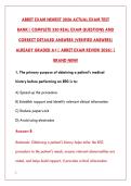 ABRET EEG EXAM MASTERY&colon; 350 CORE QUESTIONS WITH CORRECT ANSWERS & DETAILED RATIONALES FOR NEURODIAGNOSTIC CERTIFICATION SUCCESS&NewLine;
