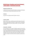 NR 545 Exam 3 Questions and Correct Answers&vert; Latest Update&vert; Chamberlain University