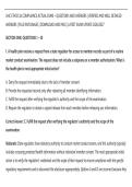 UHC ETHICS & COMPLIANCE ACTUAL EXAM &ndash; QUESTIONS AND ANSWERS &vert; VERIFIED AND WELL DETAILED&NewLine;ANSWERS &vert; PLUS RATIONALES &vert; DOWNLOAD AND PASS &vert; LATEST EXAM UPDATE 2026&sol;2027