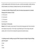 UA STAR PLUMBING MASTERY CERTIFICATION ACTUAL EXAM &ndash; QUESTIONS AND ANSWERS &vert; VERIFIED AND WELL&NewLine;DETAILED ANSWERS &vert; PLUS RATIONALES &vert; DOWNLOAD AND PASS &vert; LATEST EXAM UPDATE 2026&sol;2027