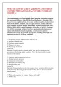 FINRA SIE EXAM 200 ACTUAL QUESTIONS AND CORRECT &NewLine;ANSWERS WITH RATIONALE LATEST UPDATE ALREADY &NewLine;GRADED A&plus;