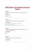 CPESC Section 1 & 2 Questions and Correct Answers&period;