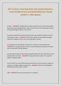 PHY 111 Exam 1 Final Study Guide with Complete Questions&comma; &NewLine;Correct Verified Answers and Detailed Rationales Already &NewLine;Graded A&plus; &vert; 2026 Updated 