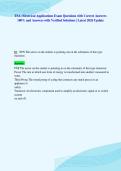 TSA&colon; Electrical Applications Exam Questions with Correct Answers&NewLine;100&percnt; and Answers with Verified Solutions &vert; Latest 2026 Update
