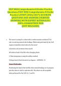 EXIT HESI Comprehensive B Evolve Practice Questions&sol;EXIT HESI Comprehensive B Evolve Practice LATEST &lpar;2026&sol;2027&rpar; ACCURATE QUESTIONS AND ANSWERS &lpar;VERIFIED ANSWERS&rpar; WITH EXPERT RATIONALES &vert; 100&percnt; GUARANTEED PASS &lbrace;JUST RELEASED&rcub;