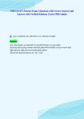 TSFA Level 1 Practice Exam &vert; Questions with Correct Answers and&NewLine;Answers with Verified Solutions &vert; Latest 2026 Update