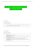 NURSING THEORY 1 MIDTERM QUESTIONS AND CORRECT ANSWERS