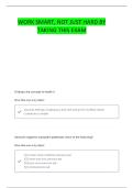 NURSING THEORIES PRACTICE QUESTIONS AND CORRECT ANSWERS