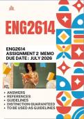 ENG2614 Assignment 2 &lbrace;Complete Answers - Due Date July 2026&rcub;