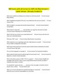 RBS Exam with all Correct & 100&percnt; Verified Answers &vert;Latest Version &vert;Already Graded A&plus;