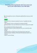 Floral Design TSFA Exam Questions with Correct Answers and&NewLine;Answers with Verified Solutions &vert; Latest 2026 Update