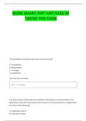 NURSING THEORY PRACTICE QUESTIONS AND CORRECT ANSWERS