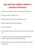 CSET Multiple Subject Subtest 3 Actual 2026 Newest Updated Questions and Correct Answers &lpar;Latest 2026 &sol; 2027 Update&rpar; &lpar;Verified Answers by Expert&rpar;