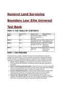 2026&sol;2027 S-Tier Nunavut Land Surveying & Boundary Law&colon; Elite Universal Test Bank &lpar;33&plus; Q&A&rpar;