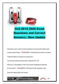 CLG 0010 Exam Questions and Answers &lpar;70&plus; Questions&rpar;&colon; Government Purchase Card &lpar;GPC&rpar;&comma; DoD Procurement&comma; PIEE & Federal Acquisition &vert; Defense Acquisition University &lpar;DAU&rpar;
