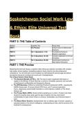 2026&sol;2027 Saskatchewan Social Work Law & Ethics&colon; Elite S-Tier Test Bank &lpar;33&plus; Q&A&rpar; &vert; SASW&comma; CFSA&comma; HIPA&comma; & MHSA Mastery