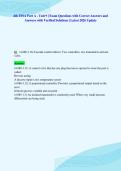 4th TSSA Part A - Unit 9 &vert; Exam Questions with Correct Answers and&NewLine;Answers with Verified Solutions &vert; Latest 2026 Update