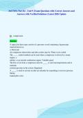 3rd TSSA Part B2 - Unit 9 &vert; Exam Questions with Correct Answers and&NewLine;Answers with Verified Solutions &vert; Latest 2026 Update