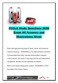 FCCLA Certification Exam Study Guide &lpar;300&plus; Questions&rpar;&colon; Leadership&comma; STAR Events&comma; Parliamentary Procedure&comma; Planning Process & Family and Consumer Sciences