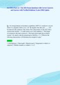 3rd TSSA Part A2 - Test &lpar;III&rpar; Exam Questions with Correct Answers&NewLine;and Answers with Verified Solutions &vert; Latest 2026 Update