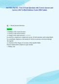 3rd TSSA Part B2 - Test &lpar;I&rpar; Exam Questions with Correct Answers and&NewLine;Answers with Verified Solutions &vert; Latest 2026 Update