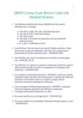 QMAP License Exam Review Guide with Detailed Solutions