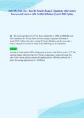 3rd TSSA Part 3A1 - Test &lpar;II&rpar; Practice Exam 2 &vert; Questions with Correct&NewLine;Answers and Answers with Verified Solutions &vert; Latest 2026 Update
