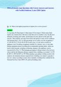 TSSA g3 prastic exam Questions with Correct Answers and Answers&NewLine;with Verified Solutions &vert; Latest 2026 Update
