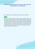 G3 TSSA Exam Questions with Correct Answers and Answers with&NewLine;Verified Solutions &vert; Latest 2026 Update