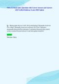 TSSA G2 Study Quiz &vert; Questions with Correct Answers and Answers&NewLine;with Verified Solutions &vert; Latest 2026 Update