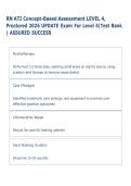 RN ATI Concept-Based Assessment LEVEL 4&comma; &NewLine;Proctored 2026 UPDATE Exam For Level 4&vert;Test Bank &NewLine;&vert; ASSURED SUCCESS  