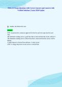 TSSA G3 Exam Questions with Correct Answers and Answers with&NewLine;Verified Solutions &vert; Latest 2026 Update
