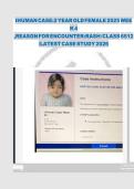 i-Human Case Study Week 4&colon; 2-Year-Old Female Rash &vert; Class 6512 Pediatric Exam&NewLine;