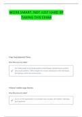 NURSING THEORIES FUNDAMENTALS OF NURSING TEST 1 PRACTICE QUESTIONS AND CORRECT ANSWERS