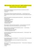 RBS Final Exam with all Correct & 100&percnt; Verified Answers &vert;Latest Version &vert;Already Graded A&plus;