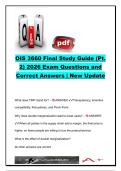 IS 3660 Final Exam Study Guide &lpar;200&plus; Questions&rpar;&colon; Supply Chain Management&comma; Forecasting&comma; Inventory Models&comma; Lean Operations & Quality Management