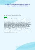 U&period;S&period; Health Care Systems Questions with Correct Solutions and&NewLine;Answers with Verified Solutions &vert; Latest 2026 Update