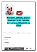 CSD 207 Exam 1 Study Guide &lpar;300&plus; Questions&rpar;&colon; Phonetics&comma; IPA Transcription&comma; Speech Sound Production&comma; Vowels&comma; Consonants & Phonology &vert; Communication Sciences and Disorders
