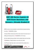 SOP 300 Series Captain 24 Exam Study Guide &lpar;500&plus; Questions&rpar;&colon; SCBA Operations&comma; Fireground Tactics&comma; Ventilation&comma; Ladders&comma; Extrication & Pump Operations &vert; Fire Captain Promotional Exam
