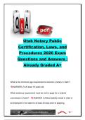 Utah Notary Public Certification Exam Study Guide &lpar;350&plus; Questions&rpar;&colon; Utah Notary Laws&comma; Jurats&comma; Acknowledgments&comma; Remote Online Notarization &lpar;RON&rpar;&comma; Notarial Certificates & Notary Procedures &vert; Utah Lieutenant Governor