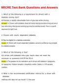 NRCME Test Bank Questions Exam Actual 2026 Questions and Correct Answers &lpar;Latest 2026 &sol; 2027 Update&rpar; Graded A&plus; 100&percnt; Guarantee Verified by Experts