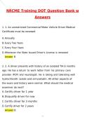 NRCME DOT Medical Examiner Ultimate Exam Bundle 2026&ndash;2027 &vert; NRCME Practice Tests&comma; DOT Certification Review&comma; Training Questions&comma; Study Guides & Comprehensive Exam Prep PDF