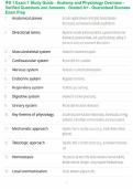 IFS 1 Exam 1 Study Guide - Anatomy and Physiology Overview - Verified Questions and Answers - Graded A&plus; - Guaranteed Success Exam Prep