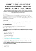 HESI Exit V3 Exam 2026&ndash;2027 &vert; Nursing&comma; NCLEX NGN &vert; 150 Practice Questions with Correct Answers
